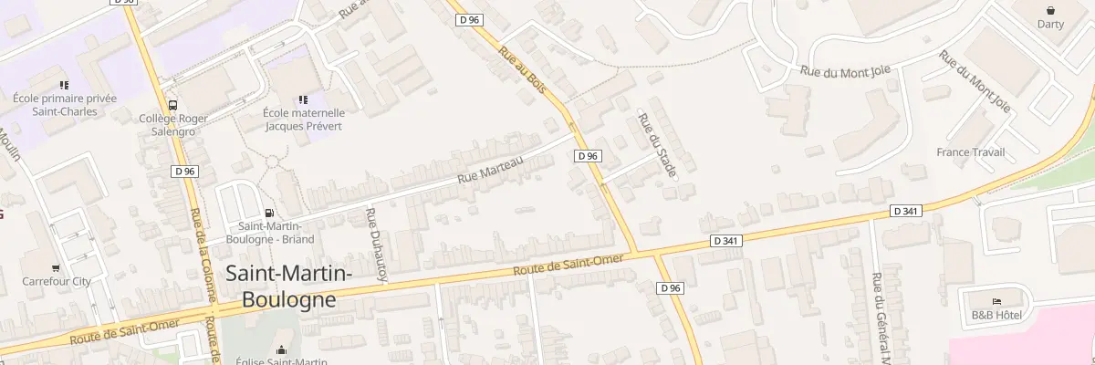 Plan du 76 Rue Marteau à Saint-Martin-Boulogne