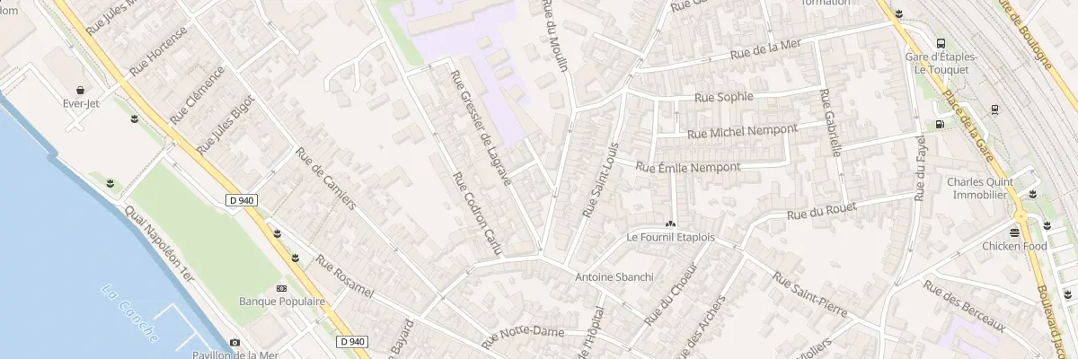 Plan du 3 Rue des Écoles à Étaples