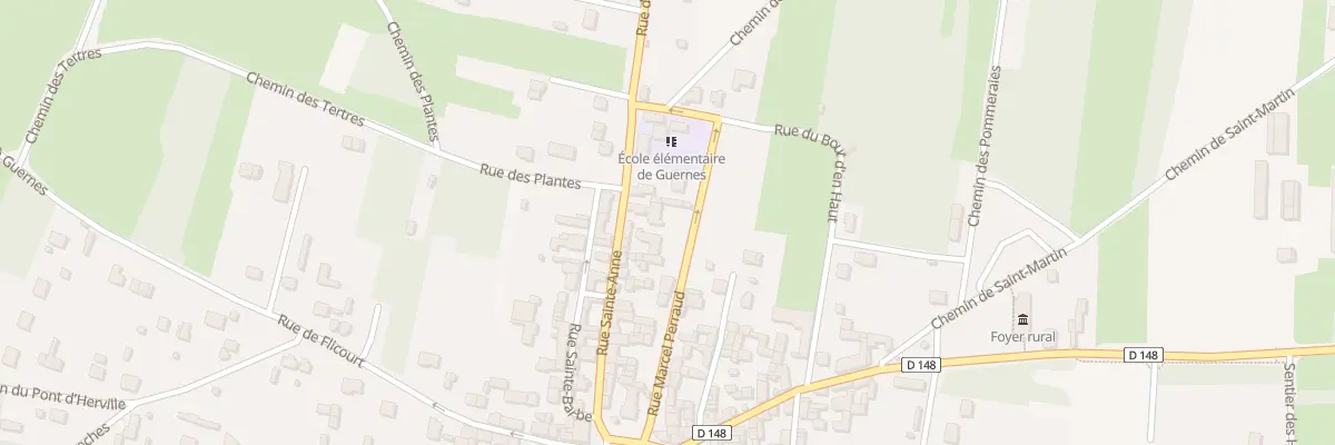 Plan du 19 Rue Marcel Perraud à Guernes