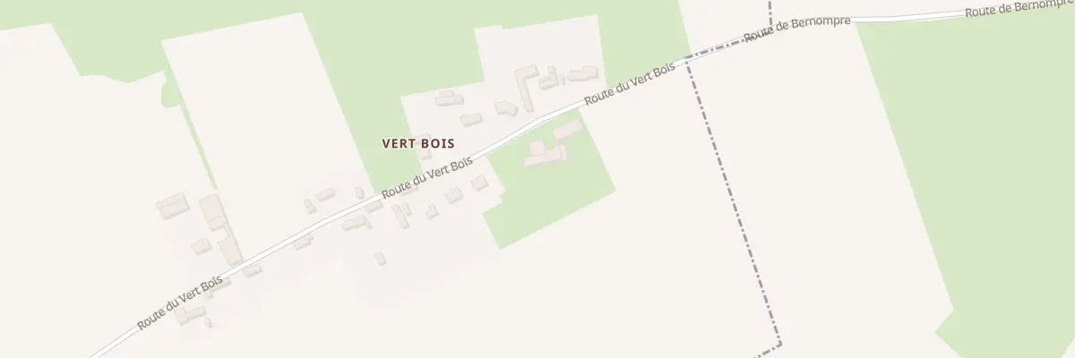 Plan du 15 Rte du Vert Bois à Landes-Vieilles-et-Neuves