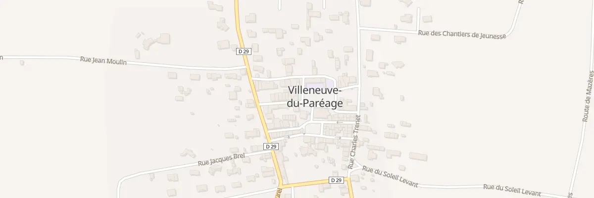 Plan du 5 Pl du Château à Villeneuve-du-Paréage