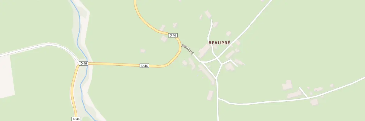 Plan du 4 Beaupré à Sagnat