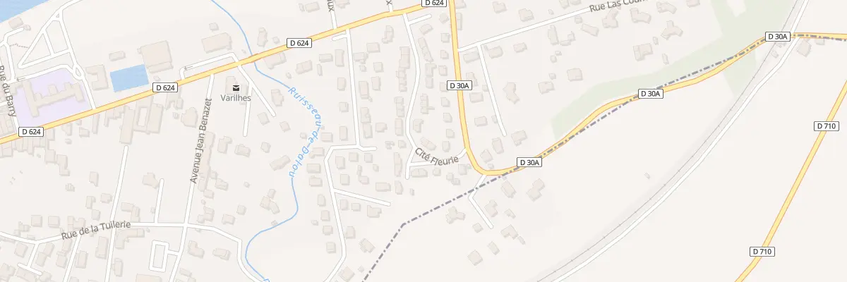 Plan du 38 Cite Fleurie à Varilhes