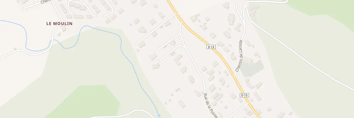 Plan du 21 Rue de la Pointe à Dalou