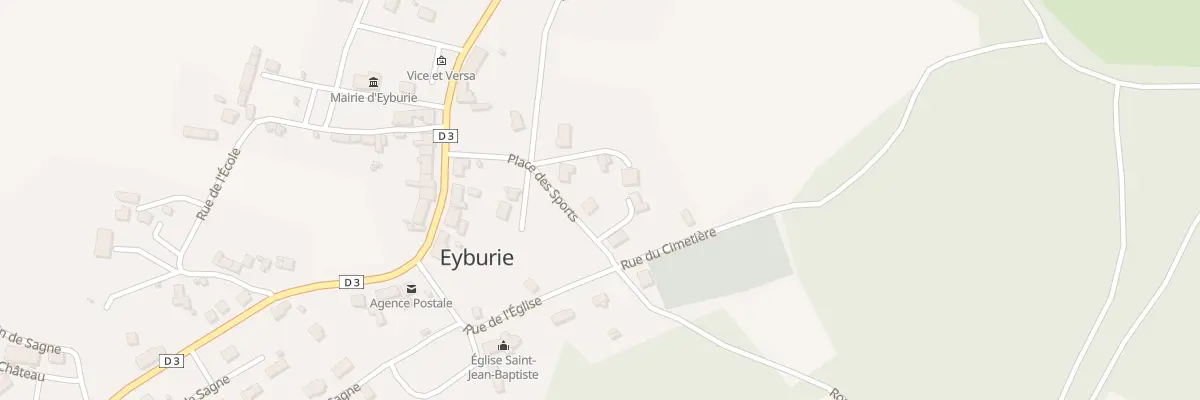Plan du 129 Pl des Sports à Eyburie