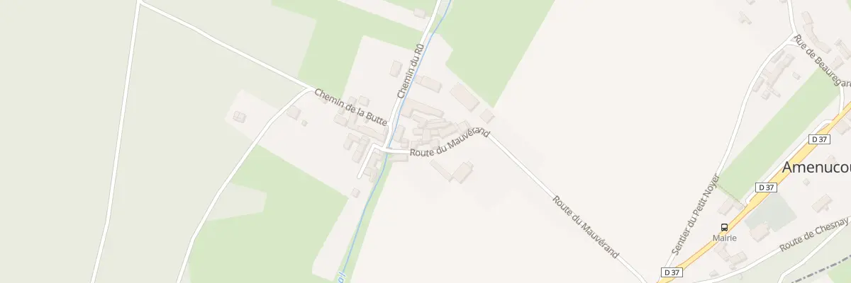 Plan du 8 Rte du Mauverand à Amenucourt