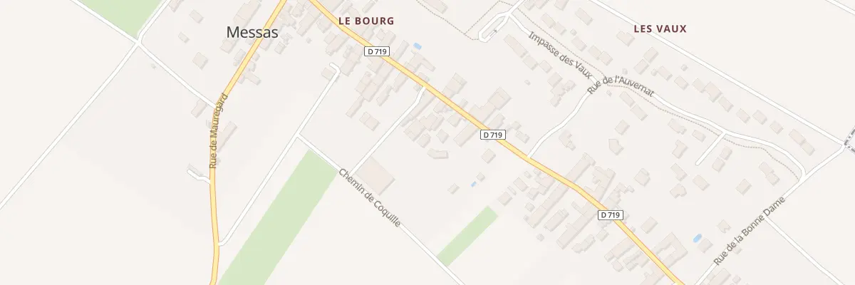 Plan du 22T Rue de la Margottière à Messas