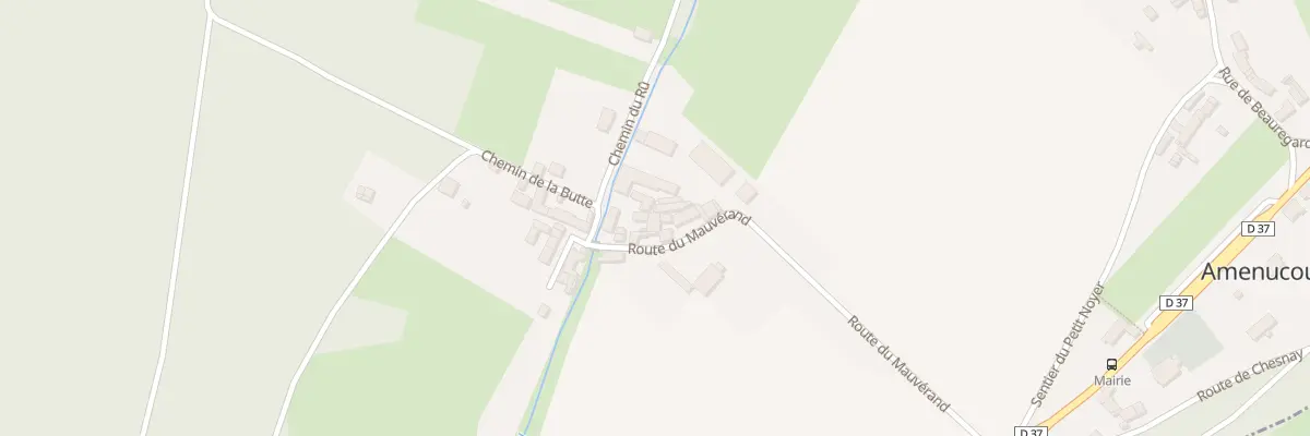 Plan du 10 Rte du Mauverand à Amenucourt