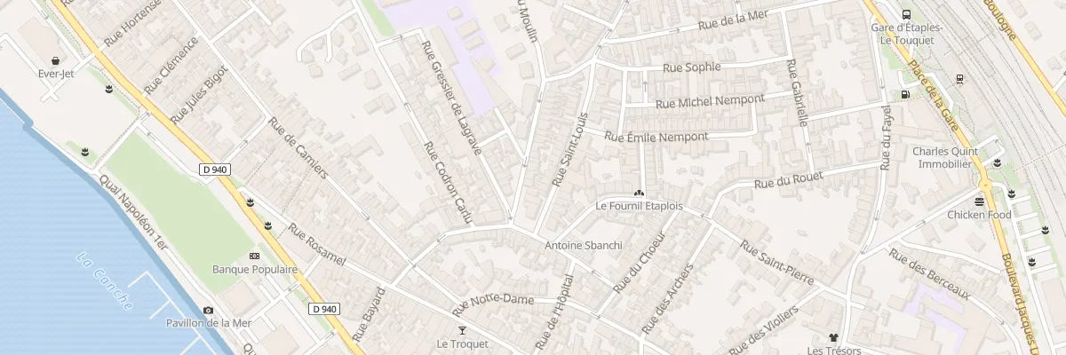Plan du 10 Rue du Pont des 3 Arches à Étaples