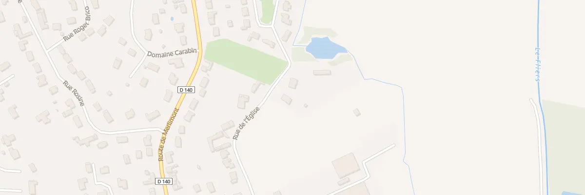 Plan du 444 Rue de l’Eglise à Rang-du-Fliers