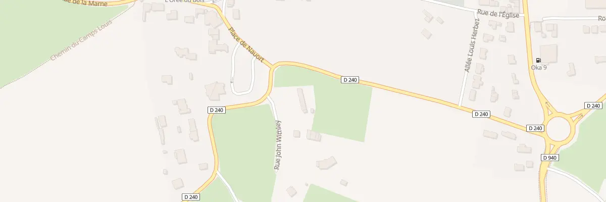 Plan du 1 Rue John Whitley à Condette