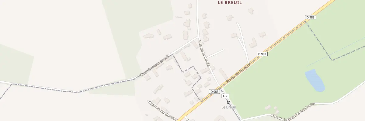 Plan du 3 Che Haut Breuil à Condé-sur-Vesgre