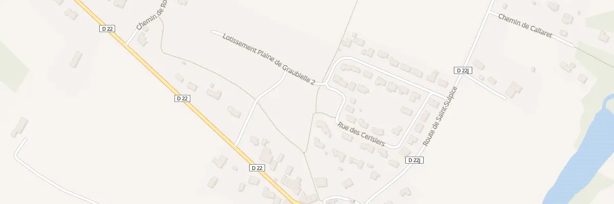 Plan du 21 Rue des Violettes à Roquesérière