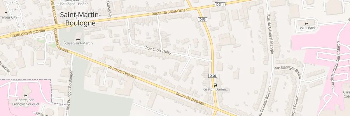 Plan du 64 Rue Leon Thery à Saint-Martin-Boulogne