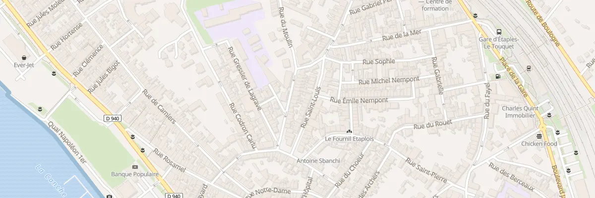 Plan du 22 Rue du Pont des 3 Arches à Étaples