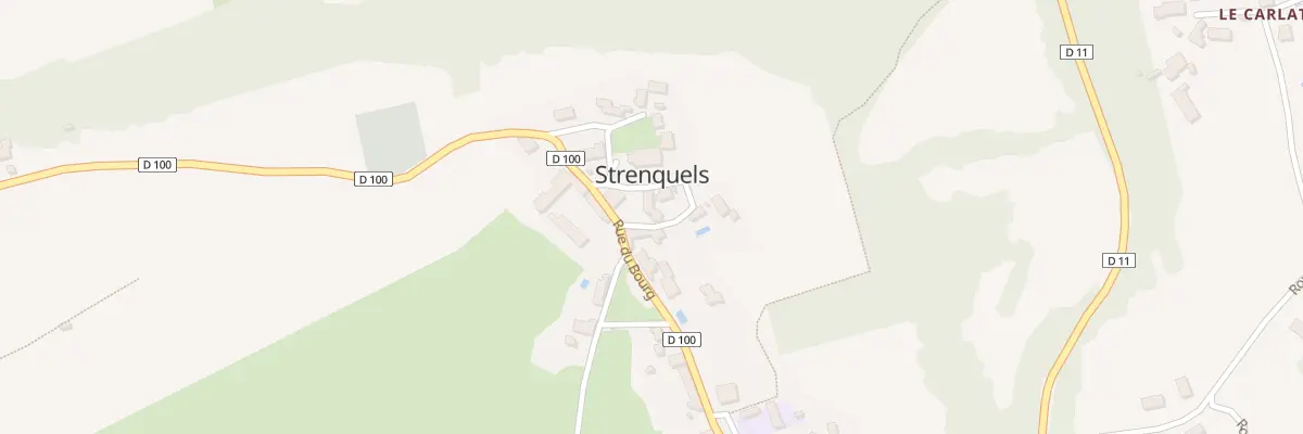 Plan du 5023 Le Bourg à Strenquels
