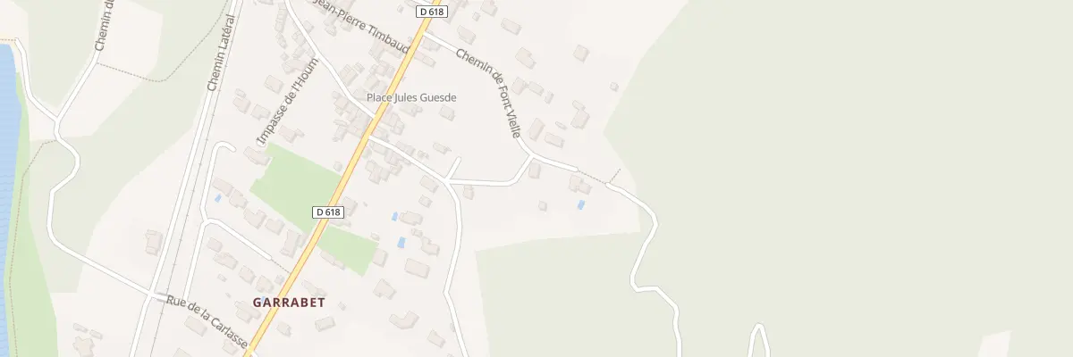 Plan du 3 Che du Pech à Mercus-Garrabet