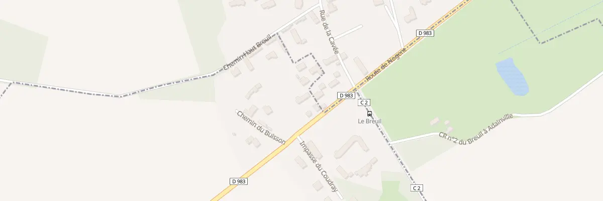 Plan du 4 Rte de Nogent à Grandchamp