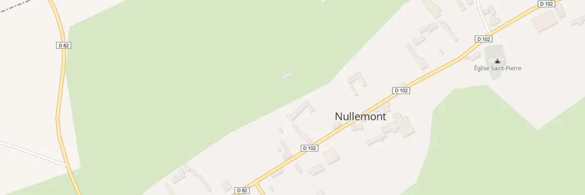Plan du 5030 Le Bourg à Nullemont