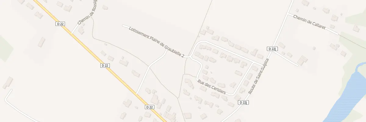 Plan du 19 Rue des Violettes à Roquesérière