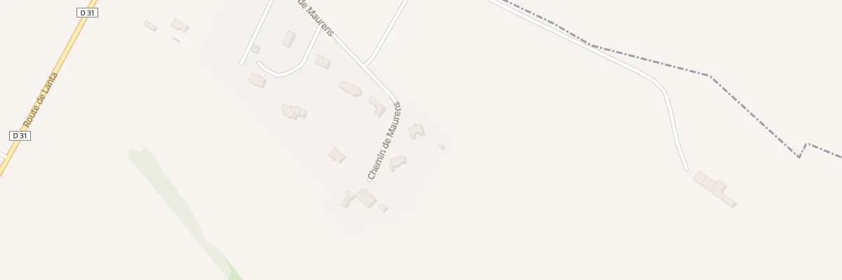 Plan du 427 Chem de Maurens à Préserville