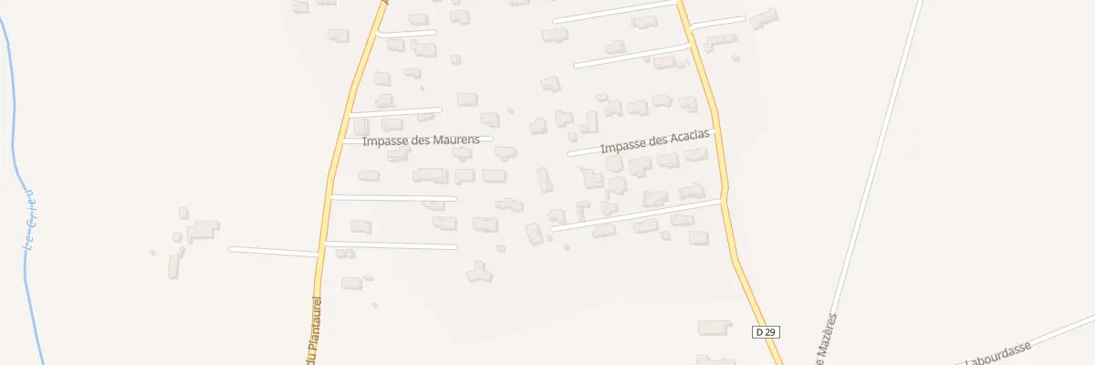 Plan du 13 Imp des Acacias à Villeneuve-du-Paréage