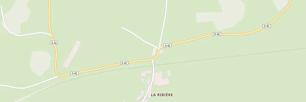 Plan du 1 La Ribiere à Mourioux-Vieilleville