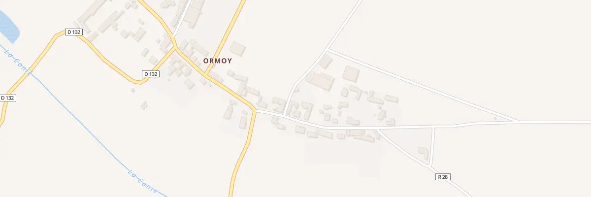 Plan du 28 Ormoy à Courbehaye