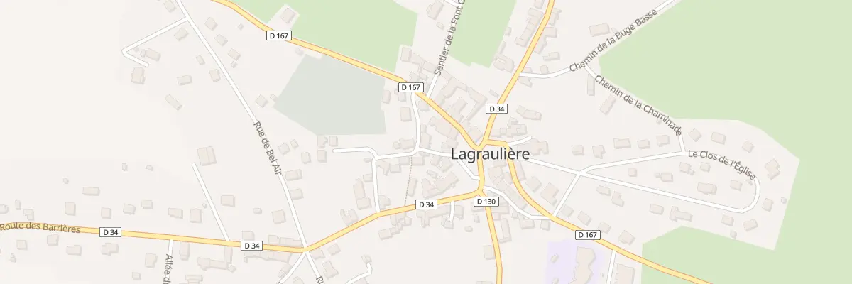 Plan du 5 Chem du Baril à Lagraulière