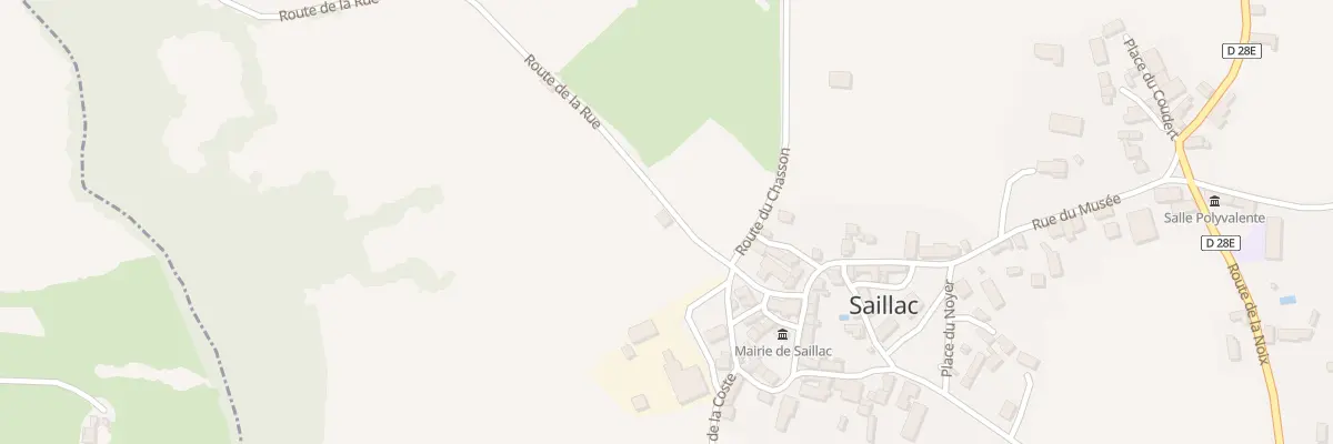 Plan du 5111 Saillac à Saillac
