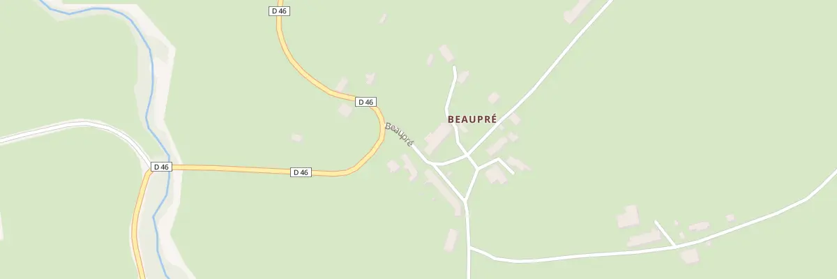 Plan du 41 Beaupre à Lafat