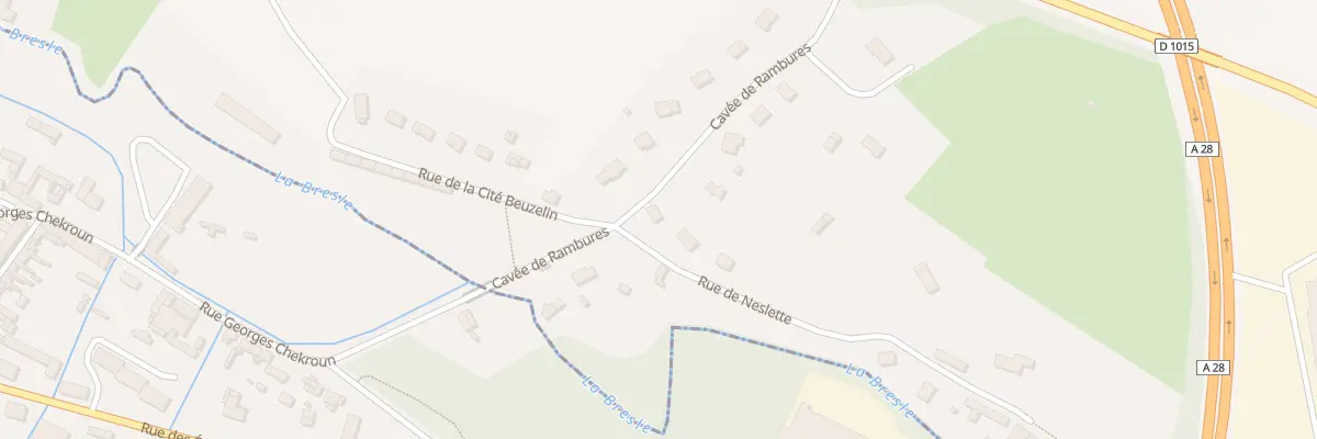 Plan du 8 Rue de la Cavee de Rambures à Bouttencourt