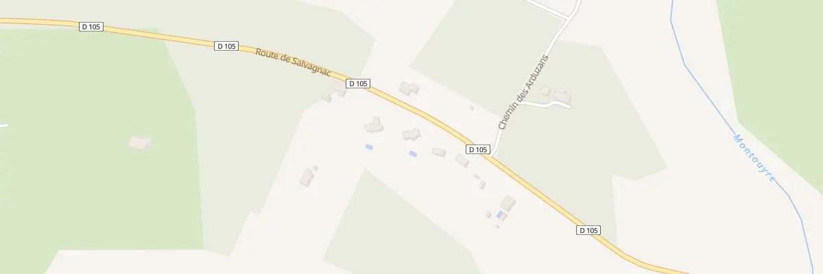 Plan du 730 Rte de Salvagnac à La Sauzière-Saint-Jean