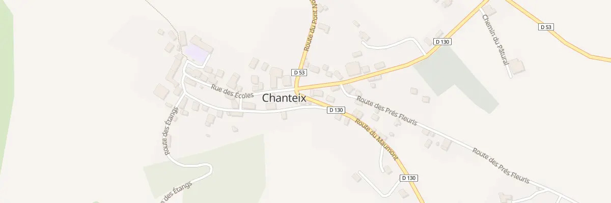 Plan du 5037 Le Bourg à Chanteix