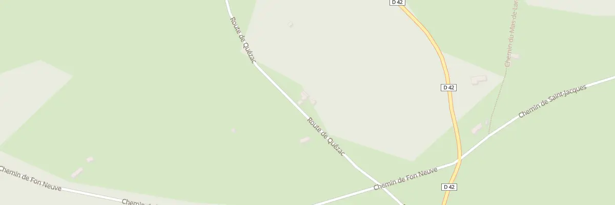 Plan du 316 Rte de Quézac à Vaylats