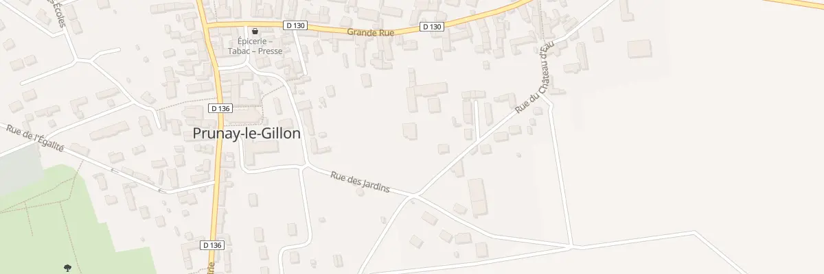Plan du 1A Rue du Château d’Eau à Prunay-le-Gillon