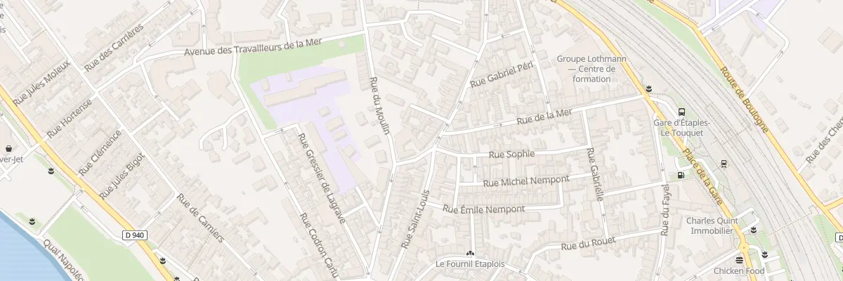 Plan du 29 Rue du Pont des 3 Arches à Étaples