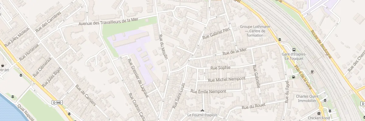 Plan du 31 Rue du Pont des 3 Arches à Étaples