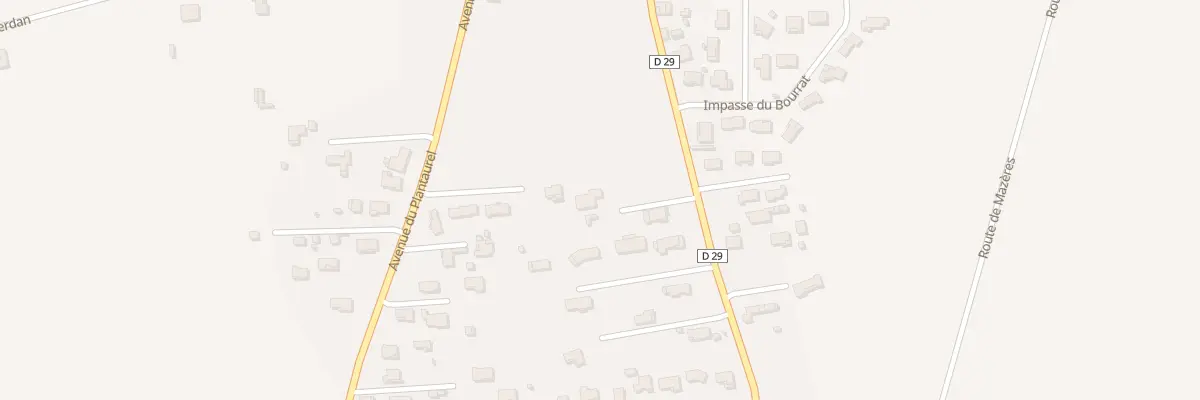 Plan du 5000F Av des Pyrenées à Villeneuve-du-Paréage