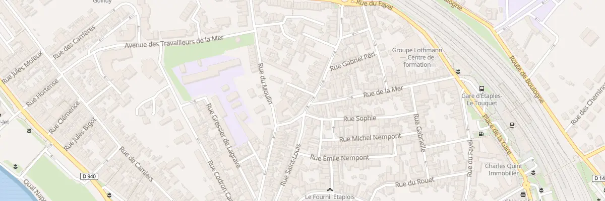 Plan du 37 Rue du Pont des 3 Arches à Étaples