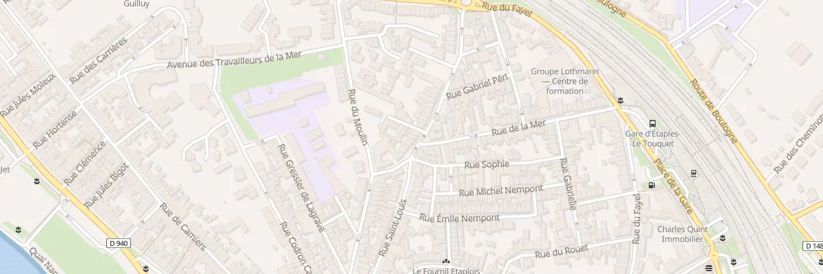 Plan du 39 Rue du Pont des 3 Arches à Étaples