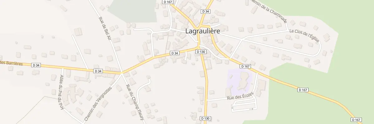 Plan du 41 Pl de la Mairie à Lagraulière