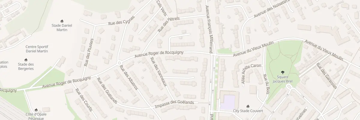 Plan du 9 Av Roger de Rocquigny à Étaples