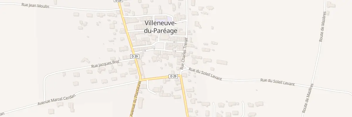 Plan du 16 Rue Charles Trenet à Villeneuve-du-Paréage