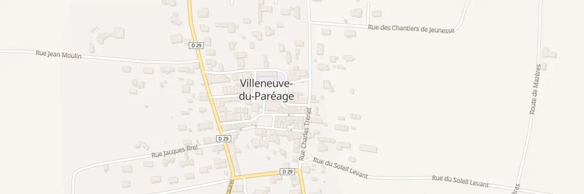 Plan du 2 Pl du Château à Villeneuve-du-Paréage