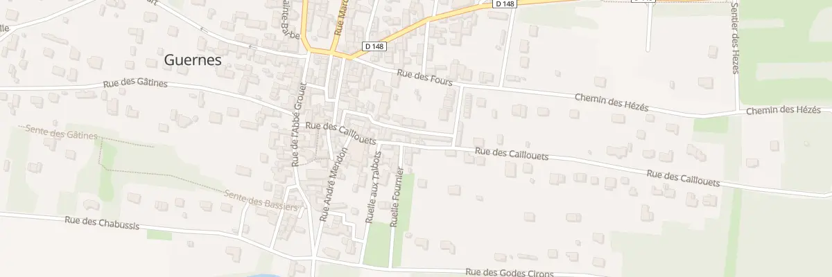 Plan du 21 Rue des Caillouets à Guernes
