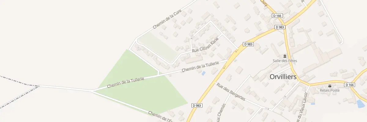 Plan du 25 Rue Orson Wells à Orvilliers