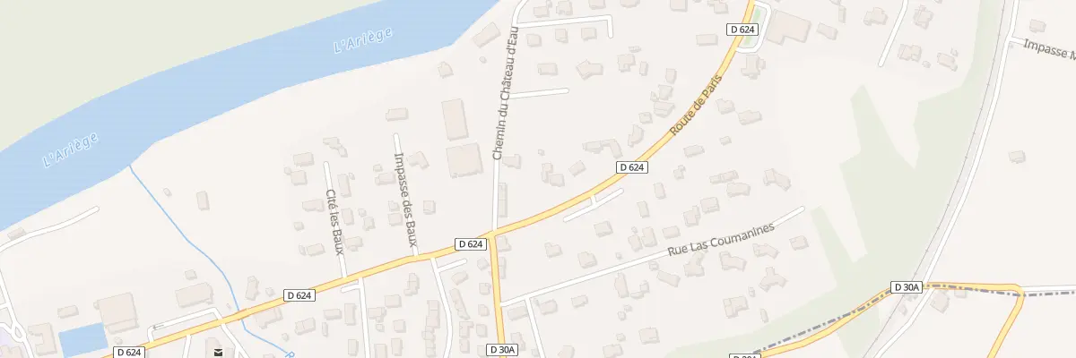 Plan du 23B Che du Chateau d’Eau à Varilhes