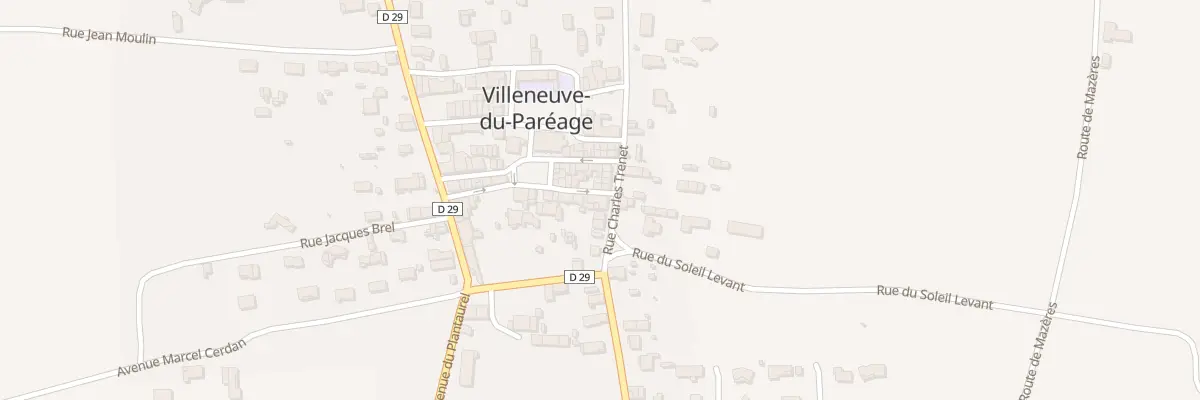 Plan du 8 Rue Charles Trenet à Villeneuve-du-Paréage