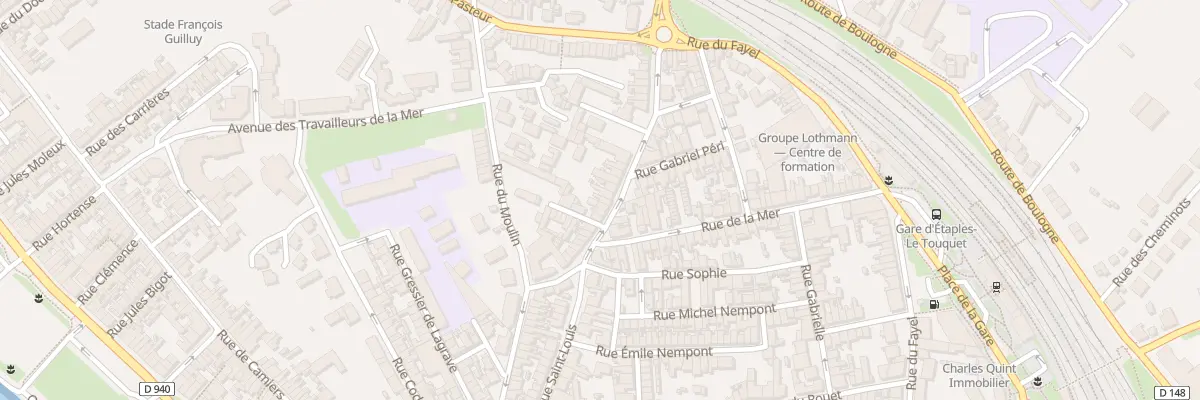 Plan du 49 Rue du Pont des 3 Arches à Étaples